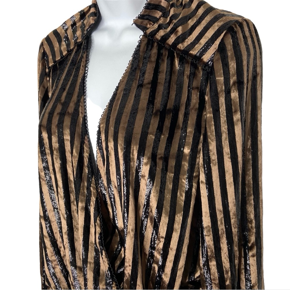House Of Harlow 1960 x Revolve Velvet Metallic Top NWOT